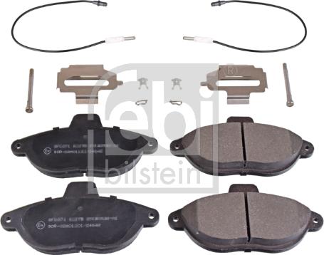 Febi Bilstein 16225 - Brake Pad Set, disc brake onlydrive.pro