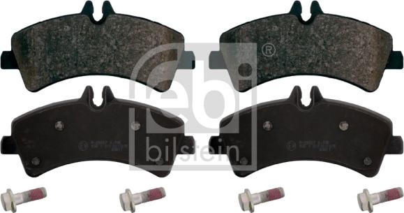 Febi Bilstein 16709 - Brake Pad Set, disc brake onlydrive.pro