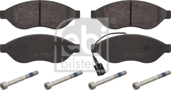 Febi Bilstein 16716 - Тормозные колодки, дисковые, комплект onlydrive.pro