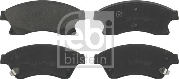 Febi Bilstein 16789 - Brake Pad Set, disc brake onlydrive.pro