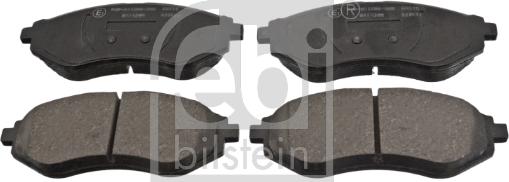 Febi Bilstein 16721 - Brake Pad Set, disc brake onlydrive.pro