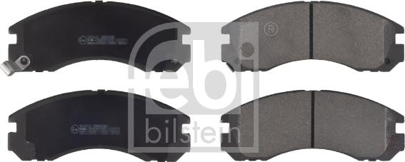 Febi Bilstein 16776 - Brake Pad Set, disc brake onlydrive.pro