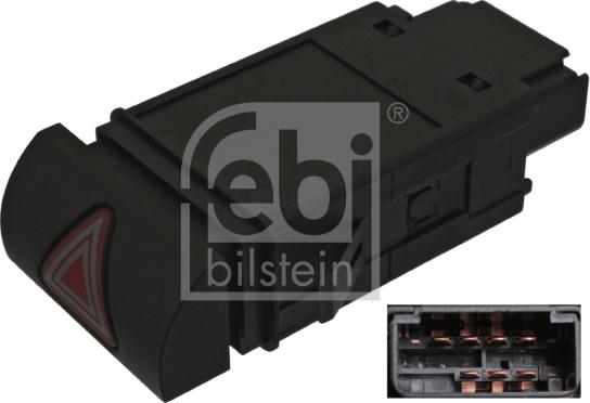 Febi Bilstein 100405 - Hazard Light Switch onlydrive.pro