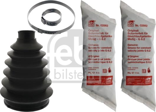 Febi Bilstein 100040 - Gofruotoji membrana, kardaninis velenas onlydrive.pro