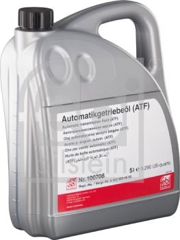 Febi Bilstein 100708 - Automatic Transmission Oil onlydrive.pro