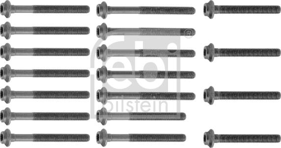 Febi Bilstein 10231 - Bolt Kit, cylinder head onlydrive.pro