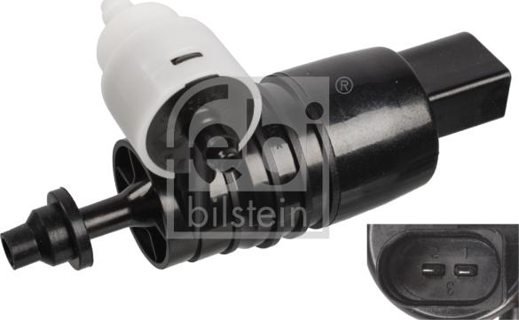 Febi Bilstein 107463 - Ūdenssūknis, Stiklu tīrīšanas sistēma onlydrive.pro