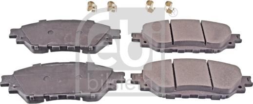 Febi Bilstein 116421 - Brake Pad Set, disc brake onlydrive.pro