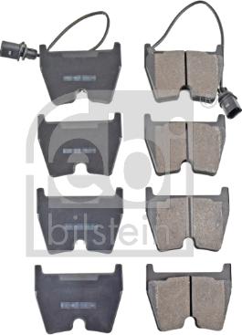 Febi Bilstein 116044 - Brake Pad Set, disc brake onlydrive.pro