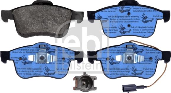 Febi Bilstein 116059 - Brake Pad Set, disc brake onlydrive.pro