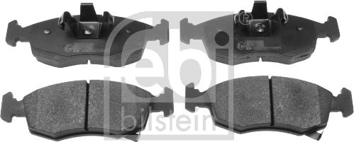 Febi Bilstein 116065 - Brake Pad Set, disc brake onlydrive.pro