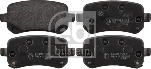 Febi Bilstein 116060 - Brake Pad Set, disc brake onlydrive.pro