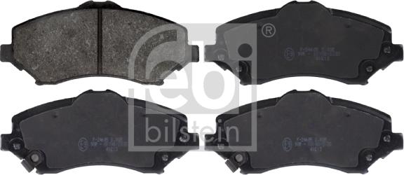 Febi Bilstein 116063 - Brake Pad Set, disc brake onlydrive.pro