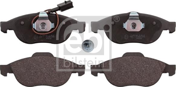 Febi Bilstein 116014 - Brake Pad Set, disc brake onlydrive.pro