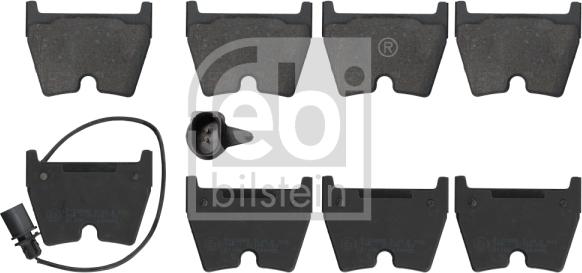 Febi Bilstein 116024 - Brake Pad Set, disc brake onlydrive.pro