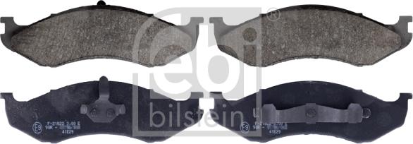 Febi Bilstein 116197 - Brake Pad Set, disc brake onlydrive.pro