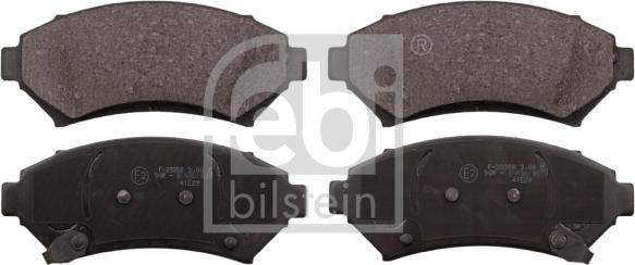 Febi Bilstein 116156 - Brake Pad Set, disc brake onlydrive.pro
