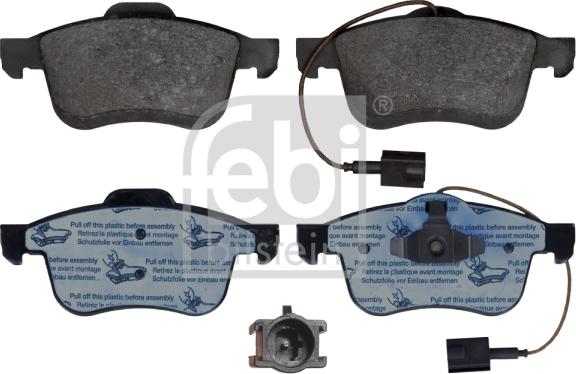 Febi Bilstein 116104 - Brake Pad Set, disc brake onlydrive.pro