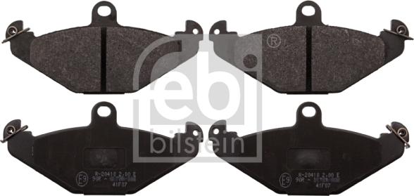 Febi Bilstein 116189 - Brake Pad Set, disc brake onlydrive.pro