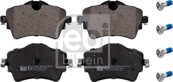 Febi Bilstein 116345 - Brake Pad Set, disc brake onlydrive.pro