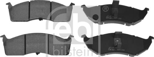 Febi Bilstein 116366 - Brake Pad Set, disc brake onlydrive.pro