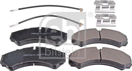 Febi Bilstein 116255 - Brake Pad Set, disc brake onlydrive.pro