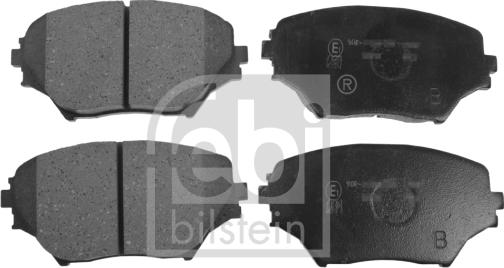 Febi Bilstein 116273 - Brake Pad Set, disc brake onlydrive.pro