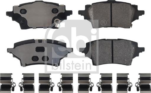 Febi Bilstein 180129 - Brake Pad Set, disc brake onlydrive.pro