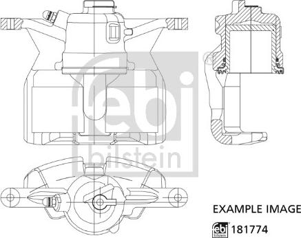 Febi Bilstein 181774 - Brake Caliper onlydrive.pro