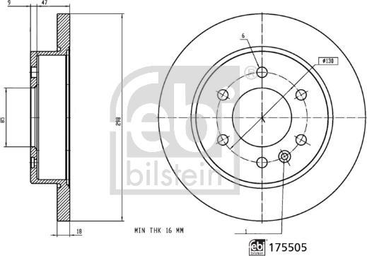 Febi Bilstein 175505 - Jarrulevy onlydrive.pro