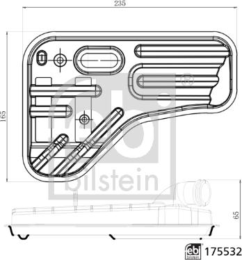 Febi Bilstein 175532 - Hidrofiltrs, Automātiskā pārnesumkārba onlydrive.pro