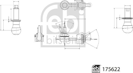 Febi Bilstein 175622 - Rod / Strut, stabiliser onlydrive.pro