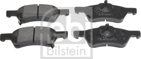 Febi Bilstein 175204 - Brake Pad Set, disc brake onlydrive.pro