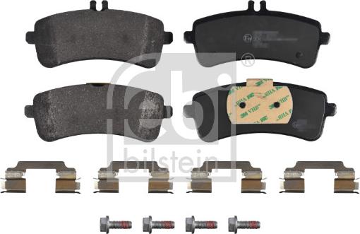 Febi Bilstein 176871 - Brake Pad Set, disc brake onlydrive.pro