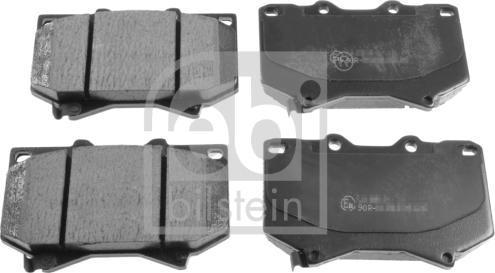 Febi Bilstein 170667 - Brake Pad Set, disc brake onlydrive.pro