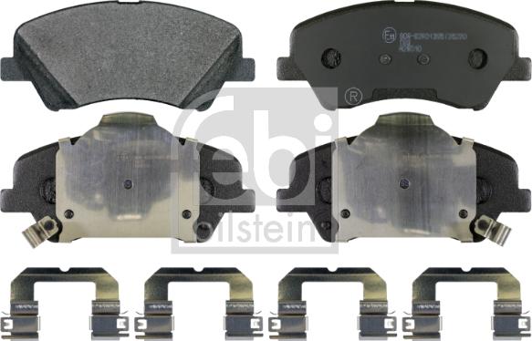 Febi Bilstein 170635 - Brake Pad Set, disc brake onlydrive.pro