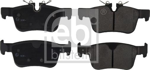 Febi Bilstein 171409 - Brake Pad Set, disc brake onlydrive.pro