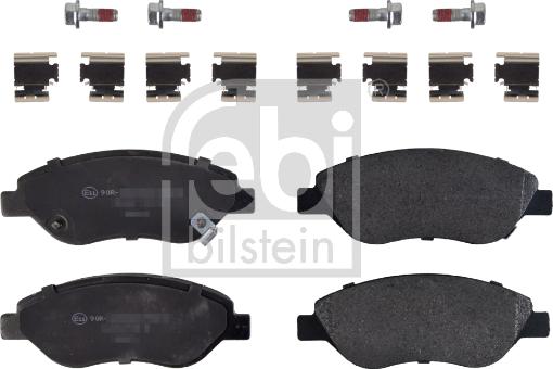 Febi Bilstein 173457 - Brake Pad Set, disc brake onlydrive.pro