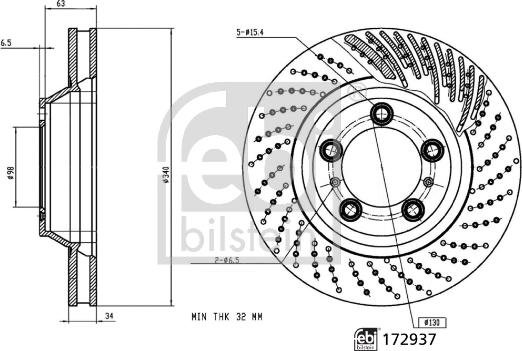 Febi Bilstein 172937 - Brake Disc onlydrive.pro