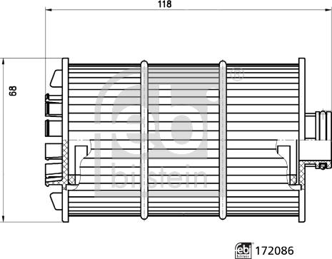 Febi Bilstein 172086 - Õlifilter onlydrive.pro