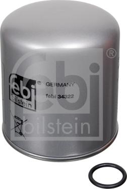 Febi Bilstein 34322 - Патрон осушителя воздуха, пневматическая система onlydrive.pro