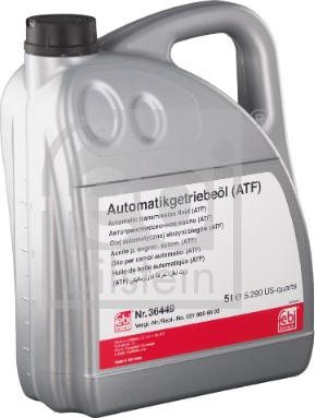 Febi Bilstein 36449 - Alyva, automatinė pavarų dėžė onlydrive.pro