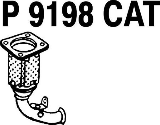 Fenno P9198CAT - Catalytic Converter onlydrive.pro