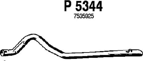 Fenno P5344 - Izplūdes caurule onlydrive.pro