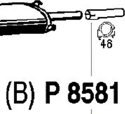 Fenno P8581 - Exhaust Pipe onlydrive.pro