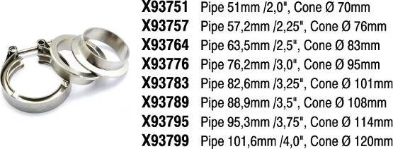 Fenno X93783 - Pipe Connector, exhaust system onlydrive.pro