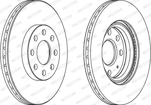 Ferodo DDF1304 - Piduriketas onlydrive.pro