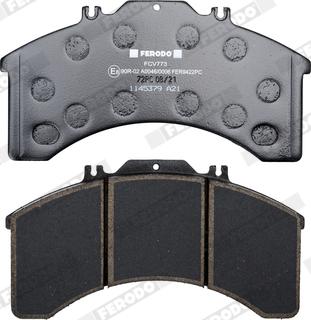 Ferodo FCV773 - Brake Pad Set, disc brake onlydrive.pro