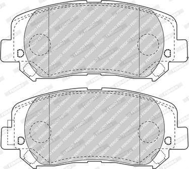 Ferodo FDB4999 - Brake Pad Set, disc brake onlydrive.pro