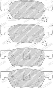 Ferodo FDB4933 - Brake Pad Set, disc brake onlydrive.pro